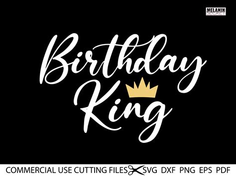 birthday king svg birthday svg birthday shirt file happy etsy