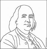 Franklin Coloring Benjamin Outline Ben Face Pages Drawing Duplessis Kids Enchantedlearning Printable Clipart Siffred Joseph Artists Portrait Color Worth Reading sketch template