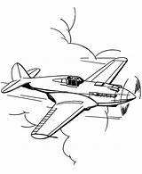 Coloring Pages Mustang Airplane War Planes Drawing Plane Ww2 P51 Color Fighter Getdrawings Step Getcolorings Jet Colorings sketch template