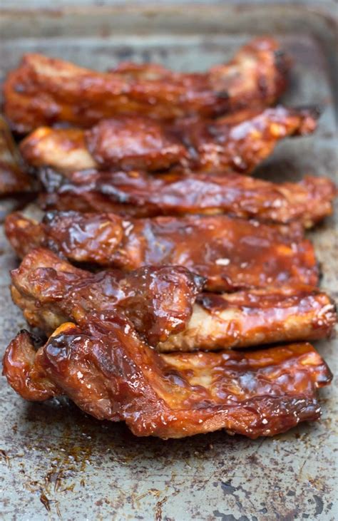 sticky asian ribs with maison therese marinade holly bacon