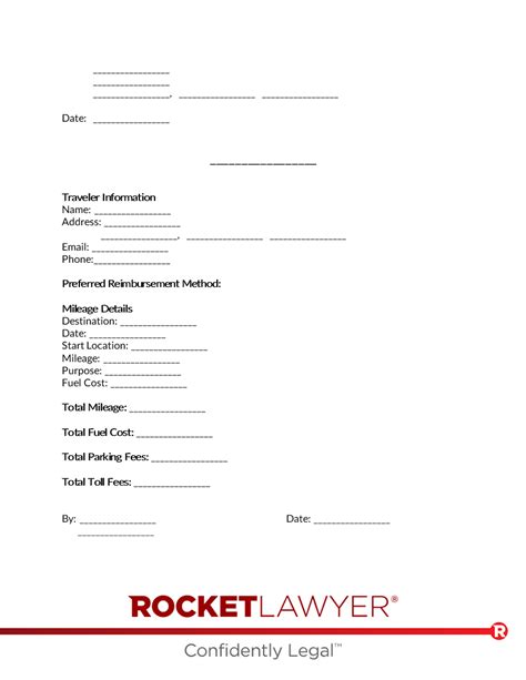 mileage reimbursement form   print save