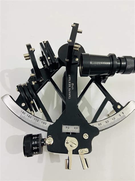 malla  nautical aluminium  sextant working sextant marine navigtional sextant black