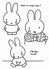 Miffy Coloring Pages sketch template