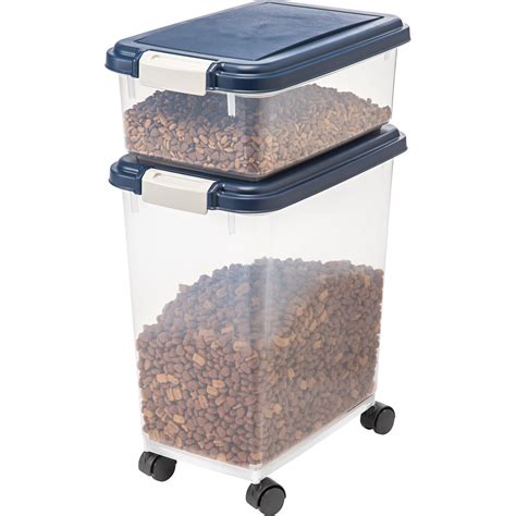 iris  piece airtight pet food storage container set reviews wayfair