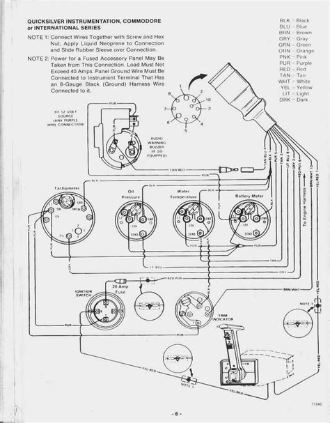 mercruiser trim system wiring diagram