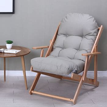 solid wood furniture folding living room chairs  padded seat