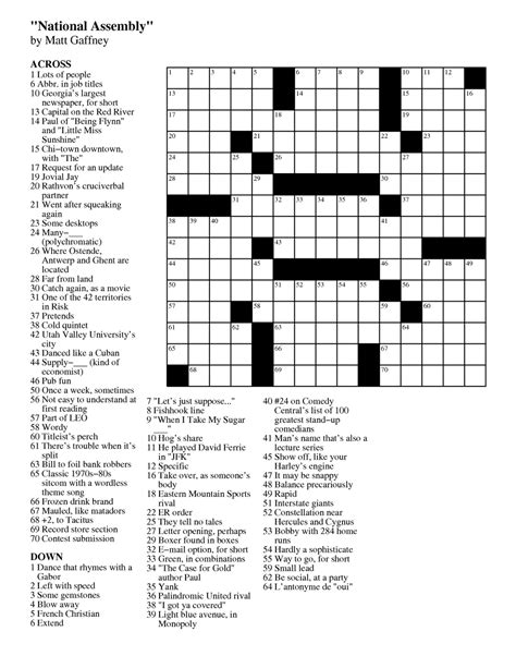 nation cryptic crossword forum wall street journal hint grid printable crossword puzzles