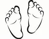 Feet Baby Clipart Foot Clip Newborn Infant Svg Clipartmag Child Shoe sketch template