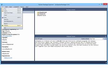 NuGet Package Explorer screenshot #2