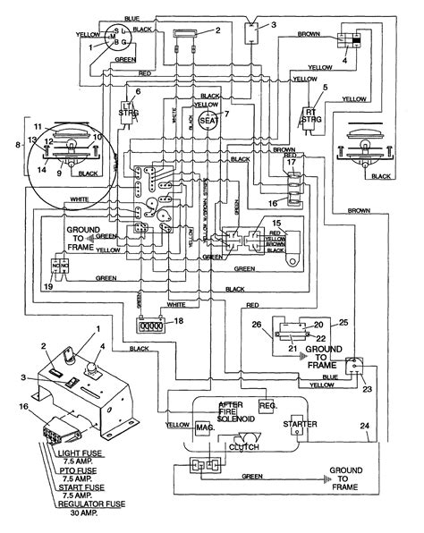 wright stander mower electric diagram
