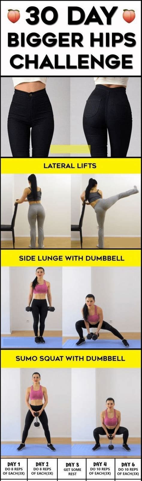 Bigger Hips How To Increase Hips Size Naturally At Home Exercise For