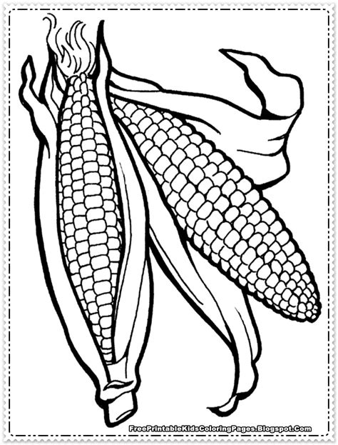 corn coloring pages printable amp blogger design