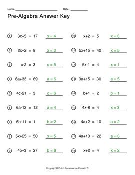 simple pre algebra worksheet maker create infinite math