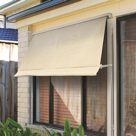 windoware    raven fixed arm outdoor awning blind bunnings australia