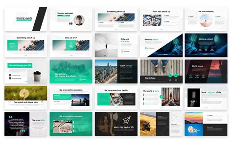 amazing layouts powerpoint template