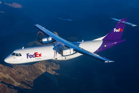 fedex takes delivery  worlds  purpose built atr freighter