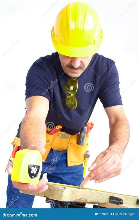 contractor stock photo image  people industry measure