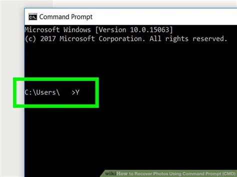 how to recover photos using command prompt cmd 6 steps