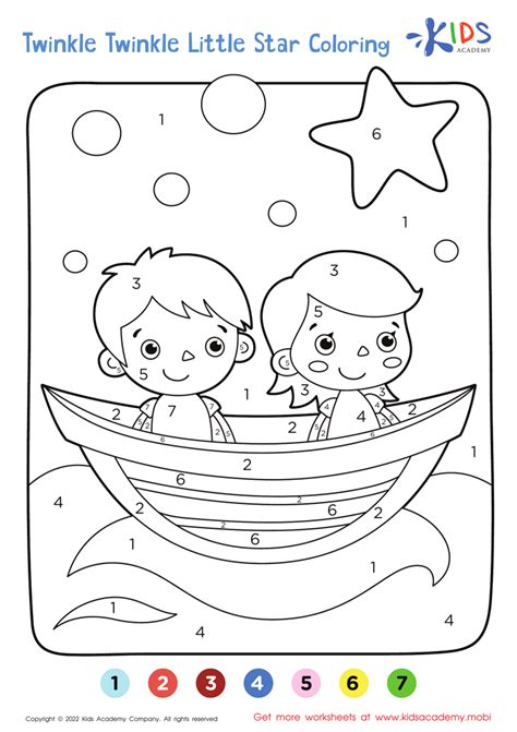 small star coloring pages