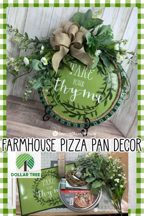dollar tree farmhouse pizza pan craft country charm
