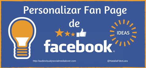 ideas para personalizar una página de facebook