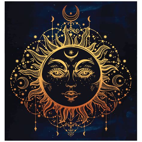 Sun And Moon Goddess Sticker