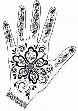 Henna Hand Designs Mehndi Patterns Tattoo Hands Lesson Drawing Simple Indian Paper Tattoos Draw Drawings Easy Artifacts Make Cool Beautiful sketch template