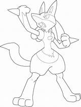 Lucario Coloring Pages Getcolorings Color Printable sketch template