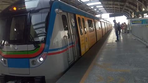 hyderabad metro rail in action and announcements youtube