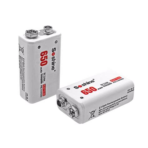 soshine pcs power battery   li ion lithium mah chemistry rechargeable battery