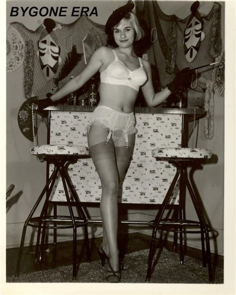 Lingerie Model 1950 S Pinup Girl Tiki Bar Poster Art Photo Etsy