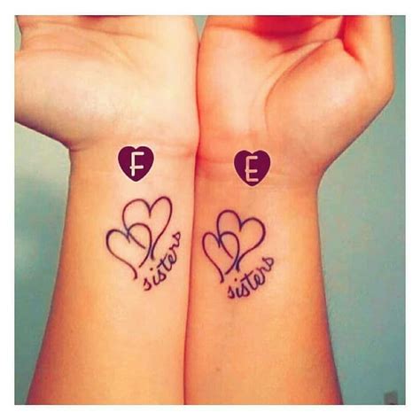pin by lovely z e on ♡f♡ matching sister tattoos cute sister tattoos