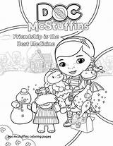 Doc Mcstuffins Coloring Pages Getdrawings Printables sketch template
