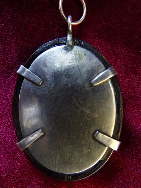 antiques atlas victorian silver gold inlaid pique pendant