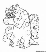 Inc Monsters Boo Pages Coloring Monster Sully Colouring Colorare Da Library Clipart Coloringhome sketch template