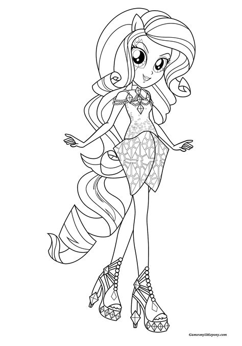 beautiful equestria pony coloring page   pony coloring pages