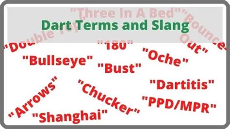 dart terms  slang full   darts glossary decent darts