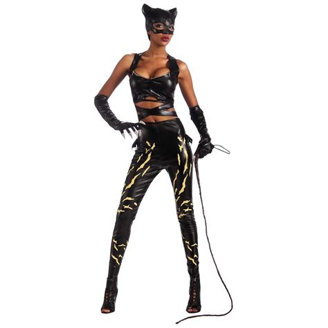 deluxe catwoman costume adult womens sexy superhero