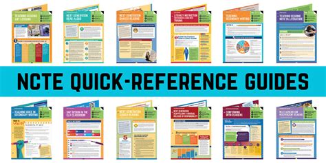 quick reference guides ncte