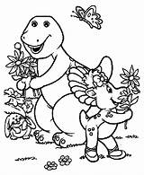 Barney Coloring Pages Friends Kids Book Printable Bop Baby Barnyard Dinosaur Clipart Library Halloween Print Coloringpages1001 Popular sketch template