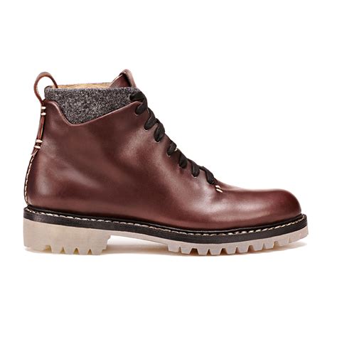 eye lace  leather boot oxblood euro  feit touch  modern
