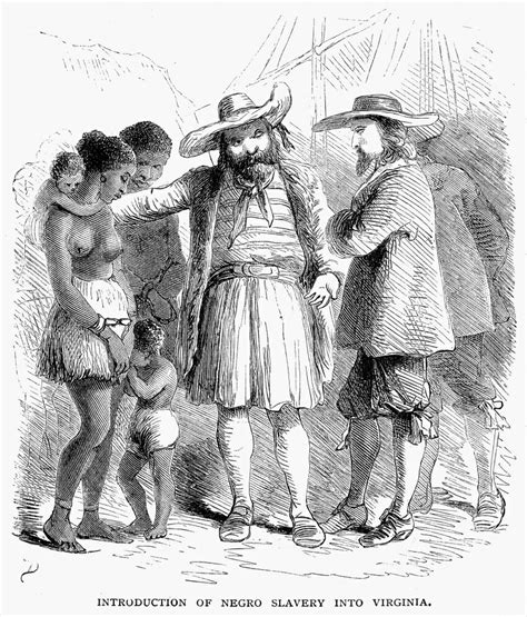 posterazzi slavery jamestown  nthe introduction  black slavery