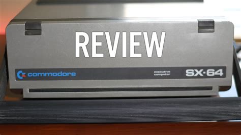 commodore sx  computer review youtube