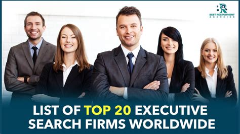 list  top  executive search firms worldwide   recruiter
