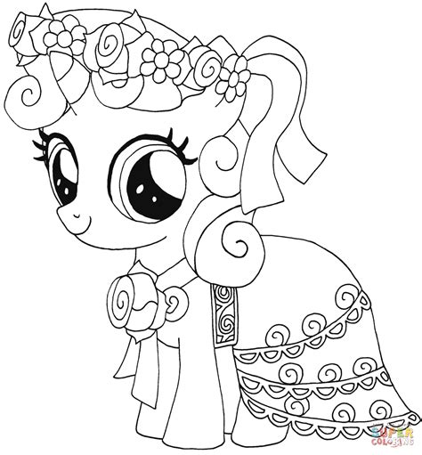 sweetie belle coloring pages coloring home