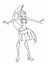 Trix Coloring Winx Pages sketch template