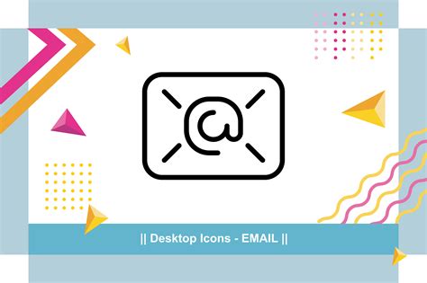desktop icon email graphic  adbanggemilang creative fabrica