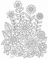 Flower Coloristas sketch template