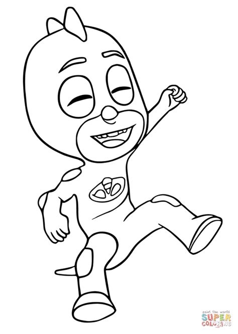 gekko coloring pages coloring home