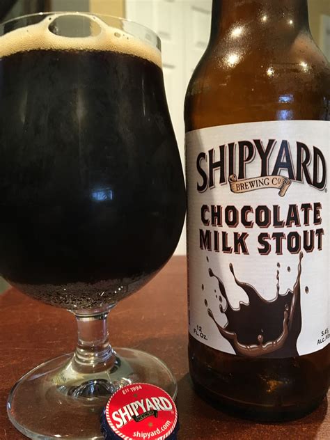 daily beer review shipyard chocolate milk stout